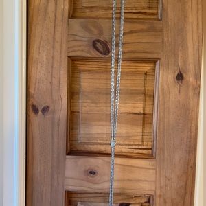 Long Silver Necklace - So Pretty